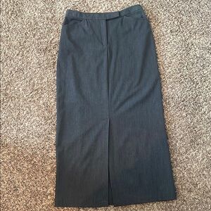 Chic Black Maxi Pencil Skirt